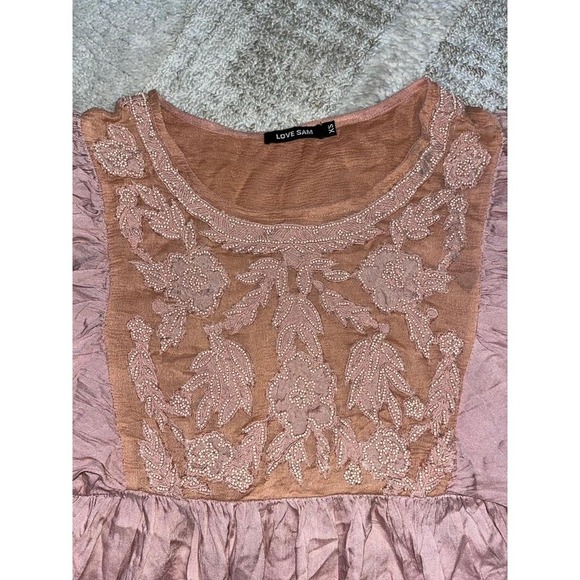 Anthropologie x Love Sam beaded blouse - Picture 3 of 6